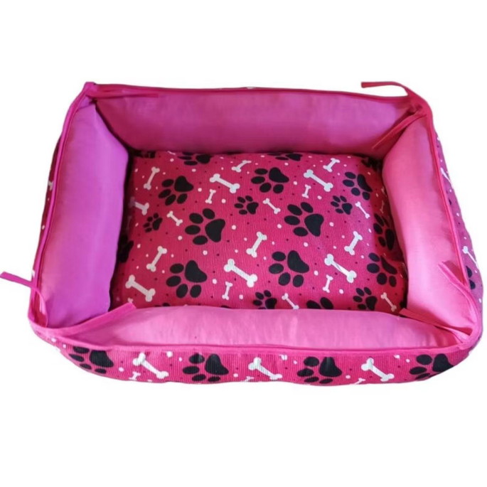 Imagem 4 - Cama Retangular para Cachorro e Gato com Zíper com Viés P