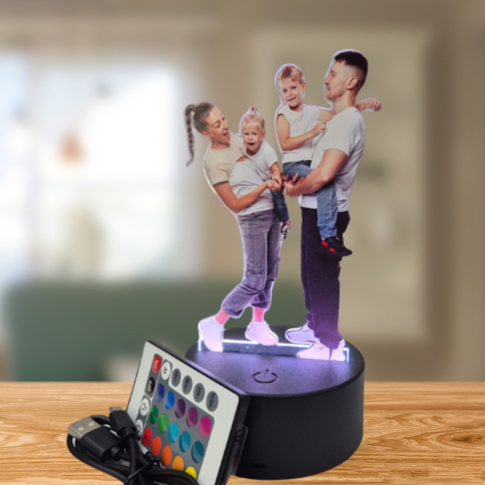 Imagem 2 - Luminária Led com Controle Personalizada