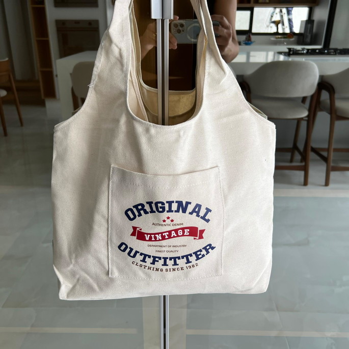 Imagem 2 - Sacola Ecobag Personalizada com Bolso Frontal com Logomarca