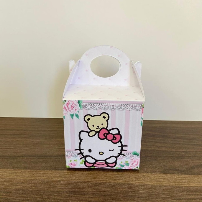 Imagem 1 - Caixa Quadrada com Alça - Hello Kitty