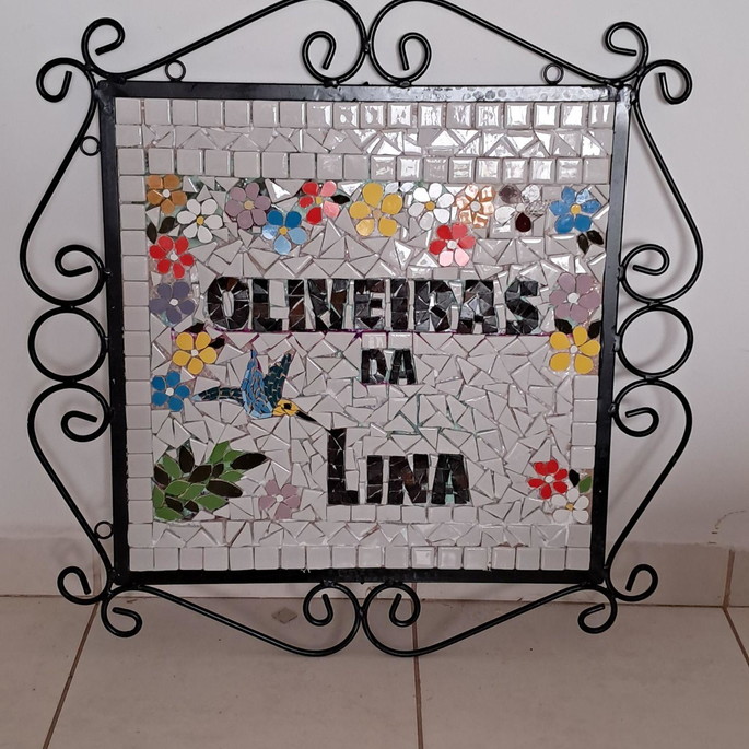Imagem 2 - Placa Numero Externa Ardosia