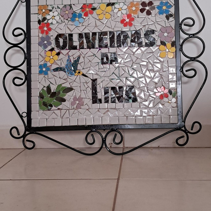 Imagem 4 - Placa Numero Externa Ardosia