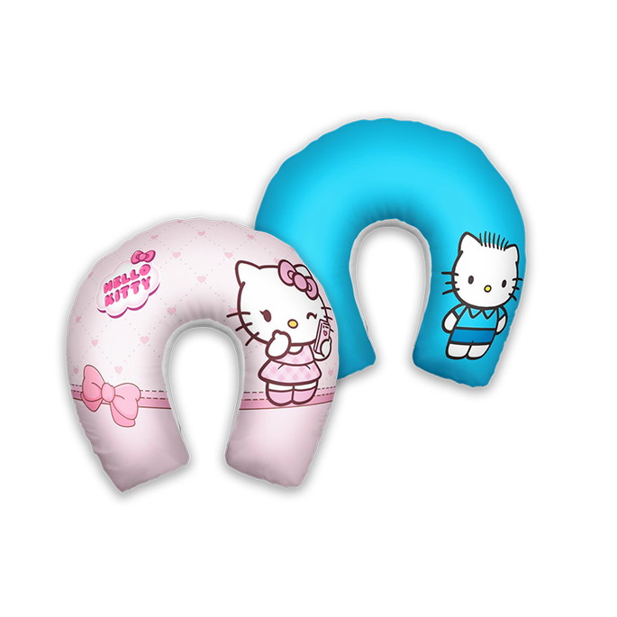 Imagem 1 - Almofada Pescoço Hello Kitty Rosa/azul