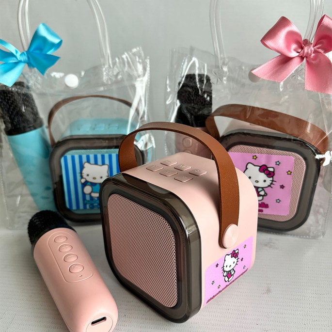 Imagem 1 - Karaoke com Microfone/bluetooth - Hello Kitty