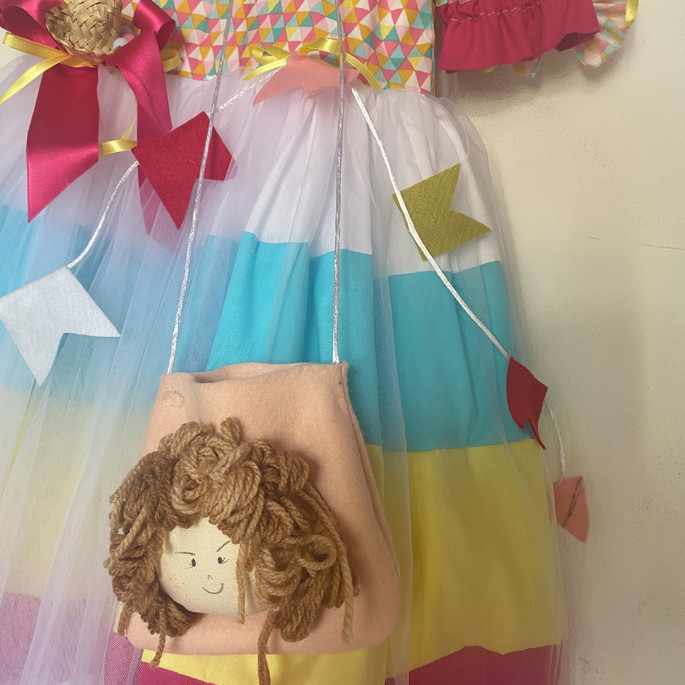 Imagem 1 - Vestido Junino Tamanho 6