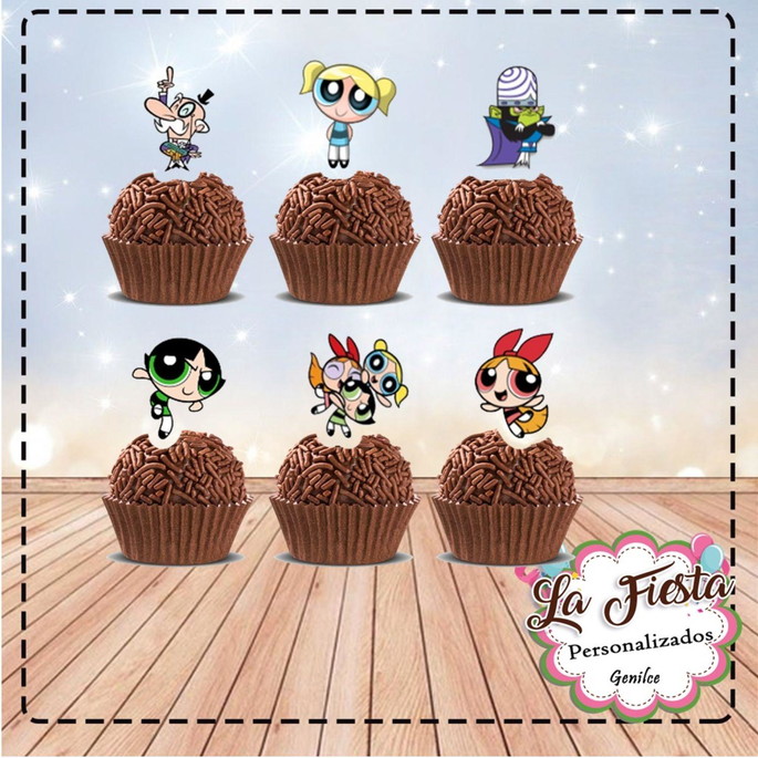 Imagem 1 - Toppers para Docinho Meninas Super Poderosas