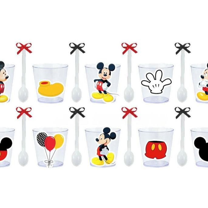 Imagem 1 - Copinhos com Colherzinhas: Mickey Mouse