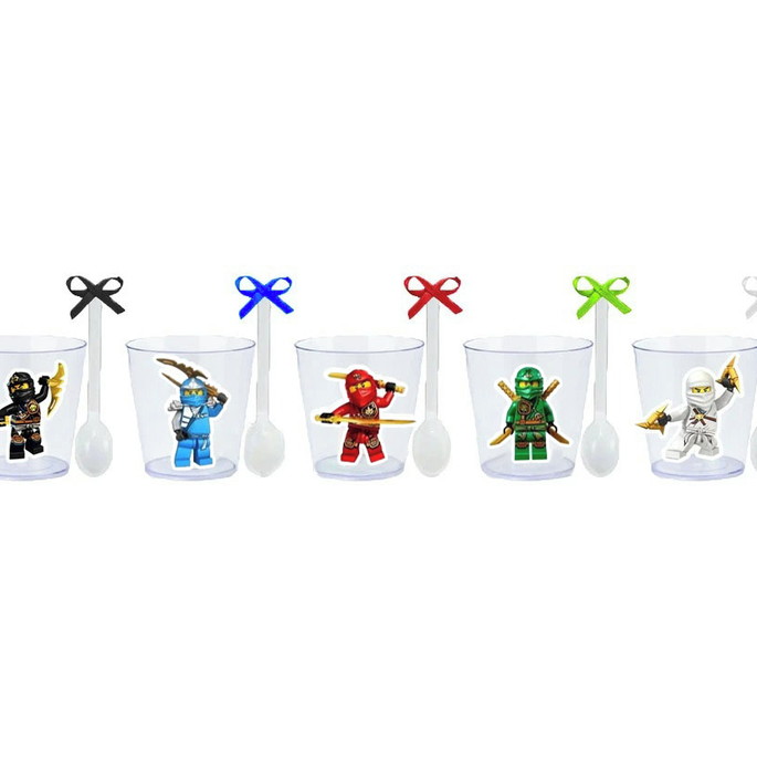 Imagem 1 - Copinhos com Colherzinhas: Ninjago