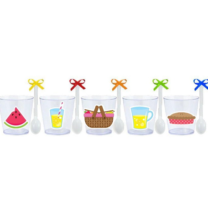 Imagem 1 - Copinhos com Colherzinhas: Picnic