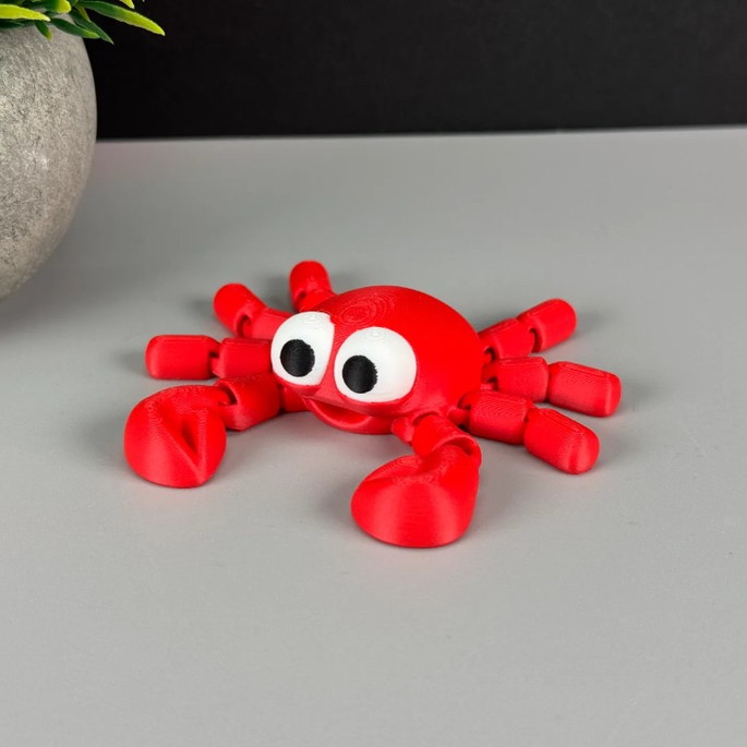 Imagem 1 - Mini Caranguejo Articulado ? Impressão 3d
