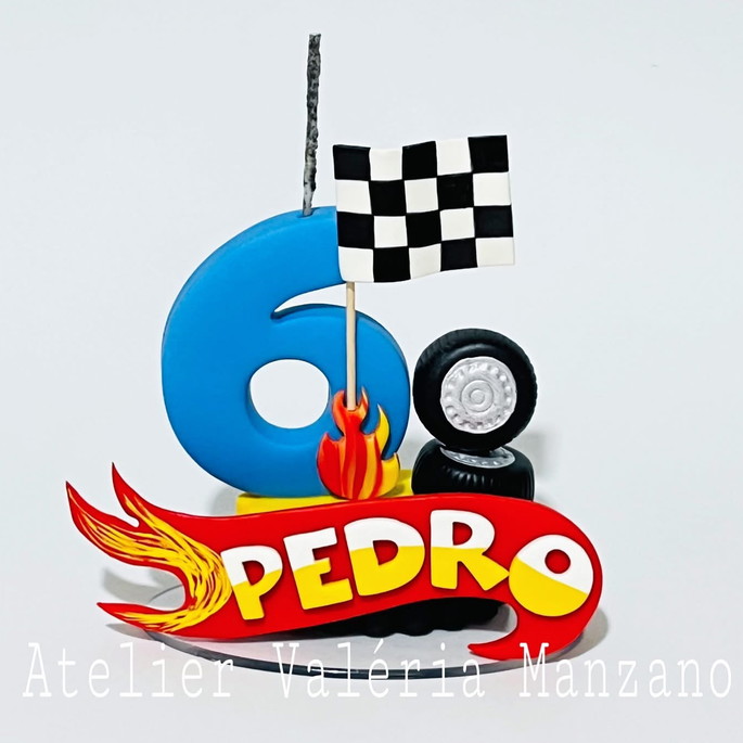 Imagem 1 - Vela Hot Wheels Personalizada