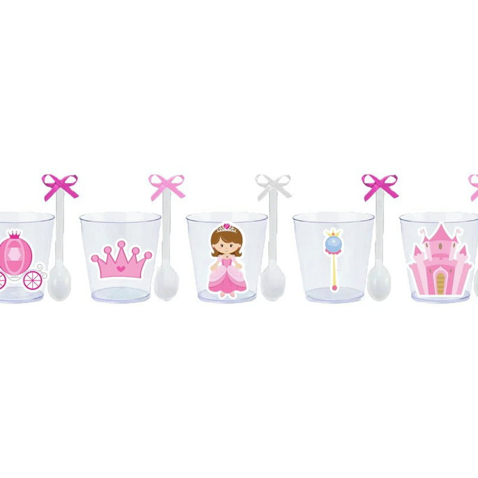 Imagem 1 - Copinhos com Colherzinhas: Princesa Realeza