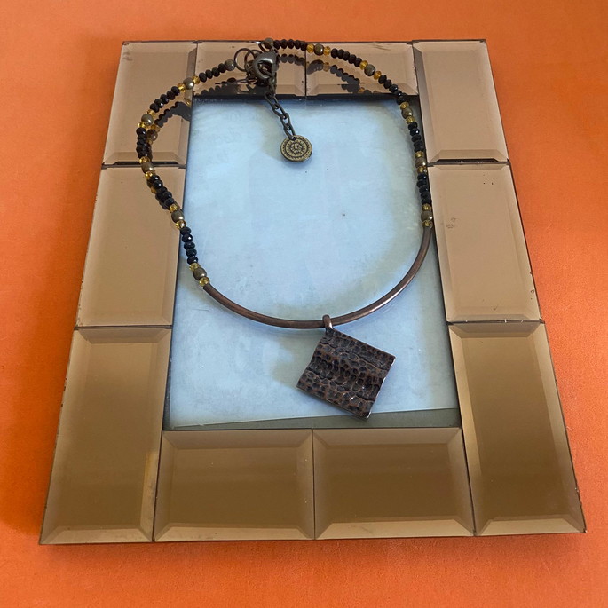 Imagem 5 - Mix de Colares Bronze com Cristais - Boho Chic
