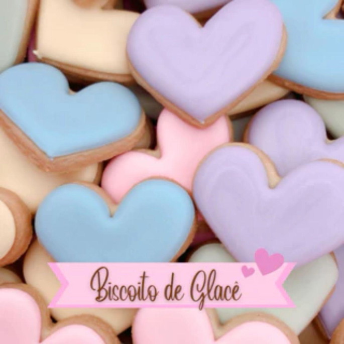 Imagem 1 - Biscoito Coração Glaceado 500g