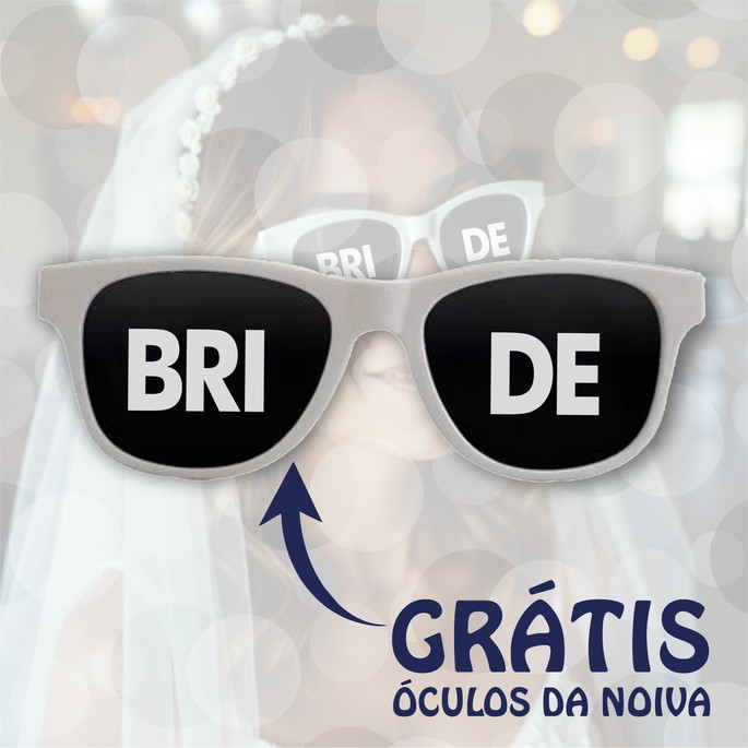 Imagem 2 - Óculos Personalizados Despedida de Solteira Team Bride
