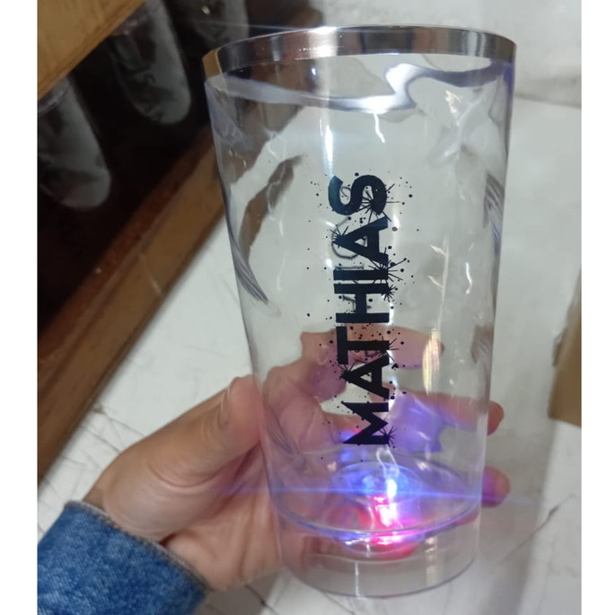 Imagem 1 - Copo Twister 500 ml com Borda e Led