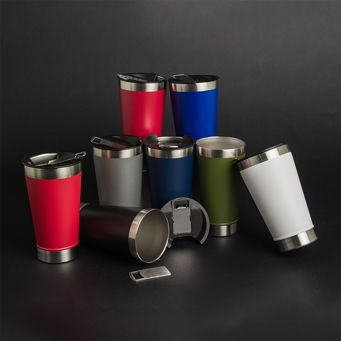 Imagem 2 - Copo Térmico 500ml com Abridor Personalizado