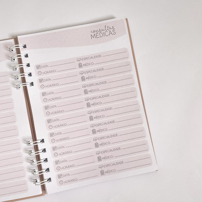 Imagem 4 - Caderneta de Vacinação Personalizada | Flores Minimalistas