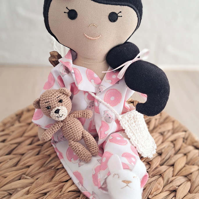 Imagem 1 - Boneca de Pano com Pijama