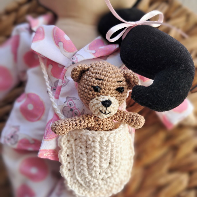 Imagem 3 - Boneca de Pano com Pijama