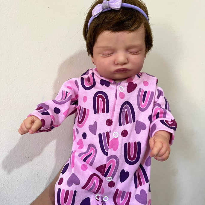 Imagem 3 - Bebe Reborn Menina Pode Banho Corpo Vinil Realista