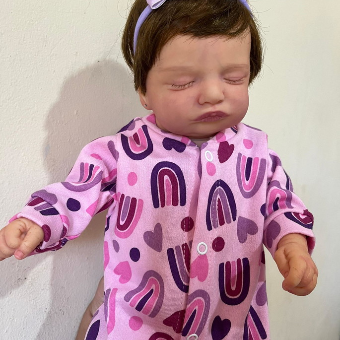 Imagem 4 - Bebe Reborn Menina Pode Banho Corpo Vinil Realista