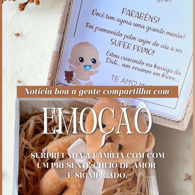 Imagem 1 - Anúncio de Gravidez - com Pelúcia (cod78)