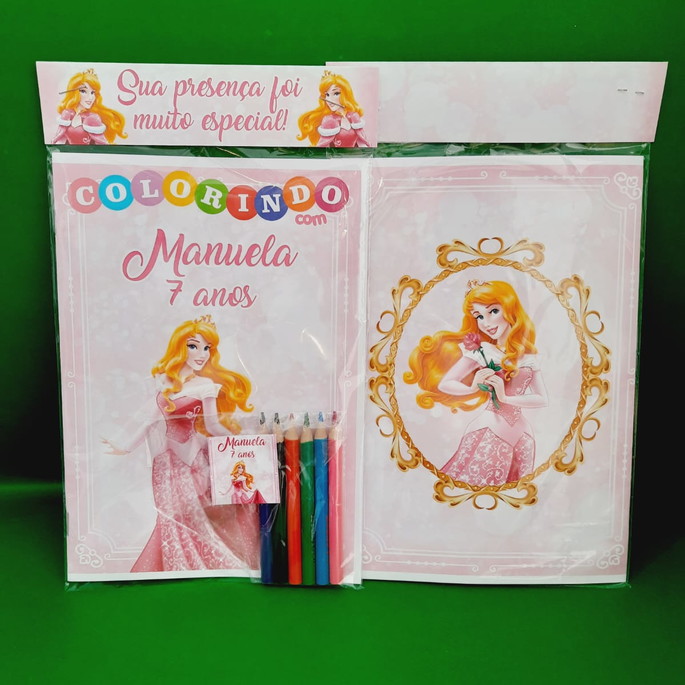 Imagem 1 - Kit Colorir com Lápis a Bela Adormecida