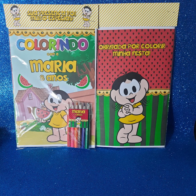 Imagem 1 - Kit Colorir com Lápis Magali