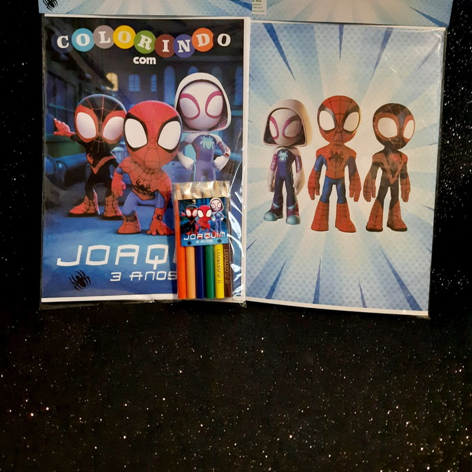 Imagem 1 - Kit Colorir com Lápis Spidey