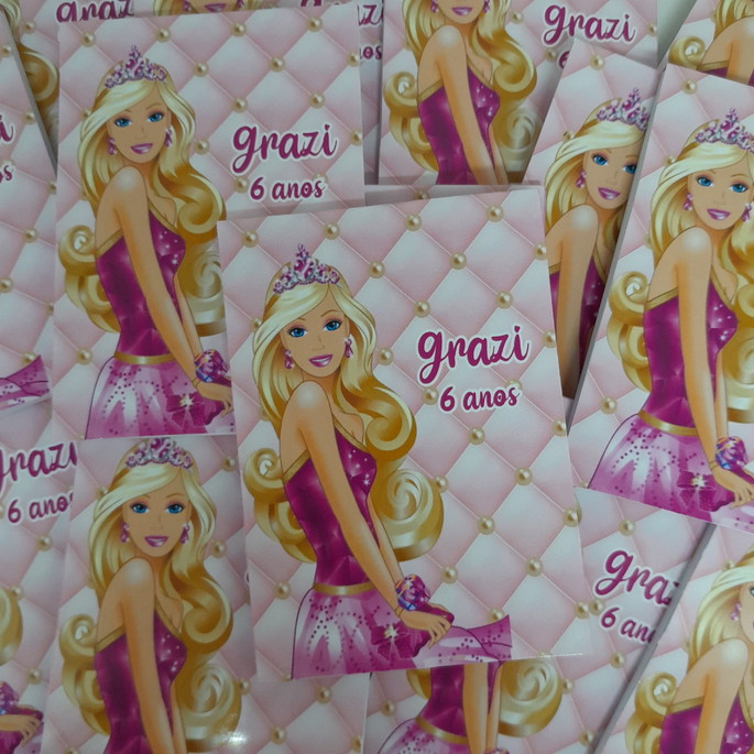 Imagem 1 - Bloquinho com Lápis Barbie