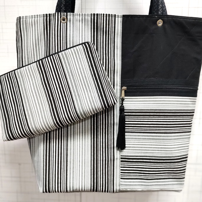 Imagem 1 - Bolsa Sacola de Tecido + Nécessaire - 2 Peças