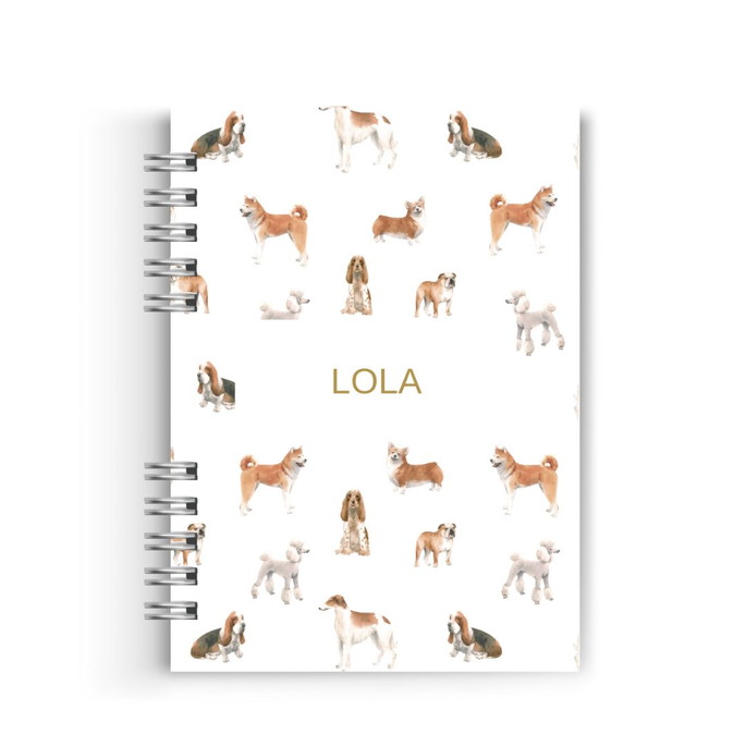 Imagem 1 - Caderneta Pet Personalizada Hotstamping | Dogs