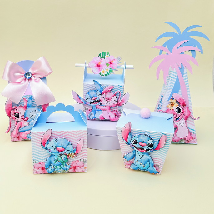 Imagem 1 - Kit Stitch e Angel Clássico 15 Peças