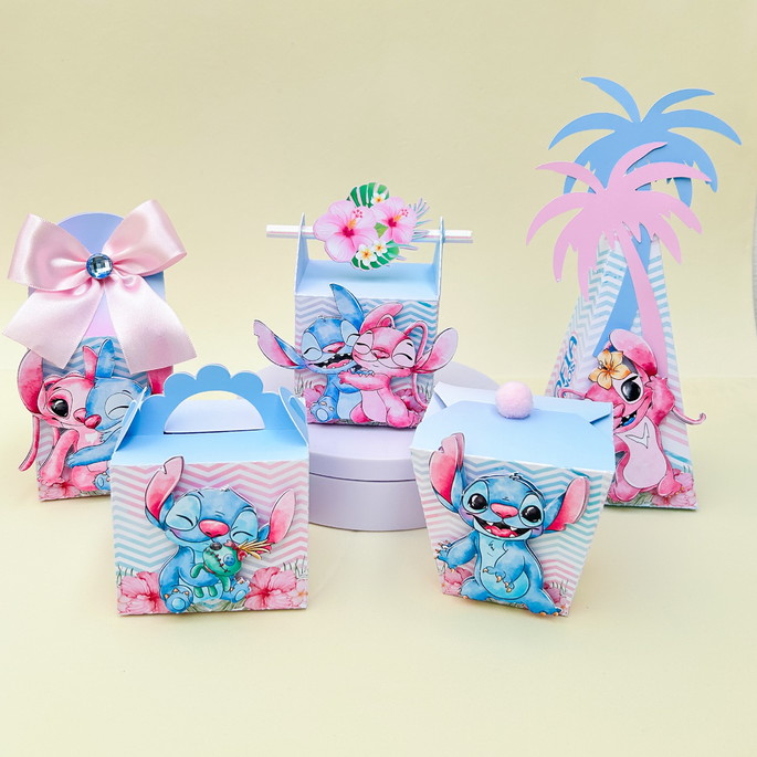 Imagem 1 - Kit Stitch e Angel Clássico 20 Peças