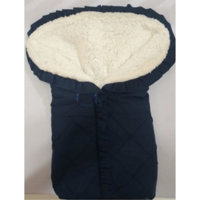 Imagem 2 - Porta Bebe Plush Saco Bebe Macio Quentinho Sherpa Carneiro