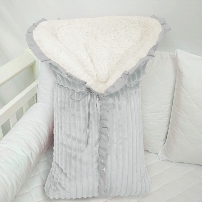 Imagem 3 - Porta Bebe Plush Saco Bebe Macio Quentinho Sherpa Carneiro