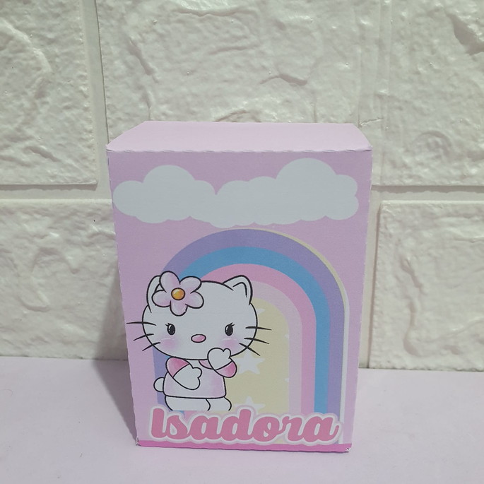 Imagem 1 - Lembrancinha Caixa Retangular Tema Hello Kitty