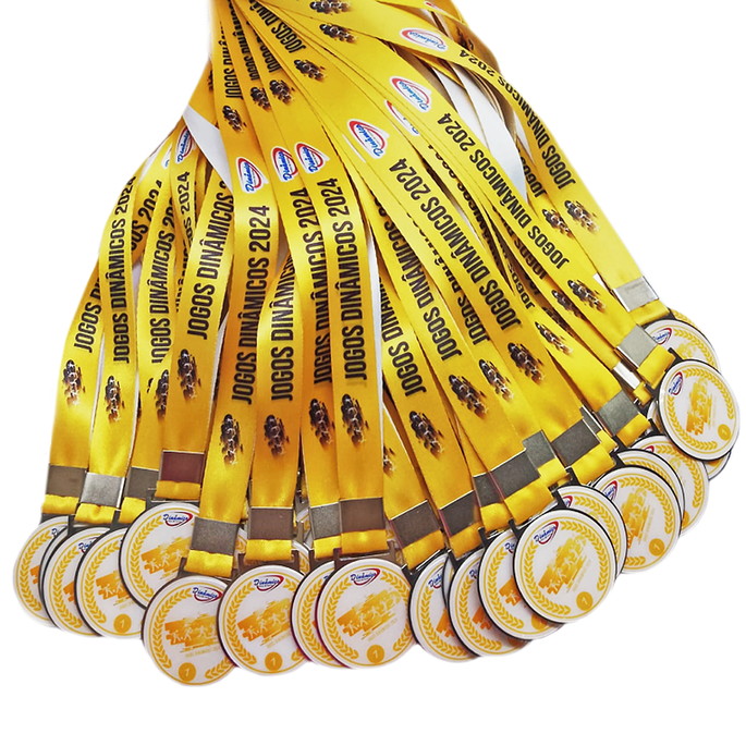 Imagem 5 - Medalha com Fita Personalizados Kit com 70 Und