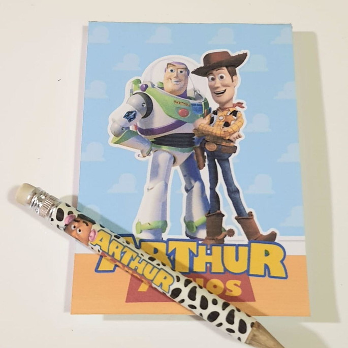Imagem 3 - Bloquinho com Mini Lápis Toy Story