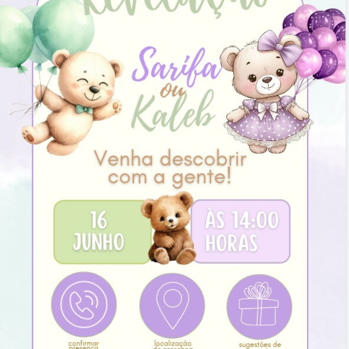 Imagem 2 - Convite Virtual Personalizado, Diversos Temas Disponíveis.