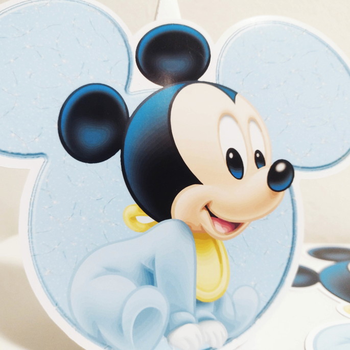 Imagem 4 - 5 Display Papel Glossy com Base para Mesa - Mickey Baby