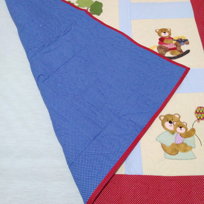 Imagem 2 - Manta Patchwork para Bebê