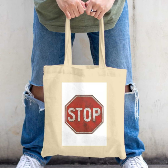 Imagem 1 - Bolsa Ecobag Placa Stop
