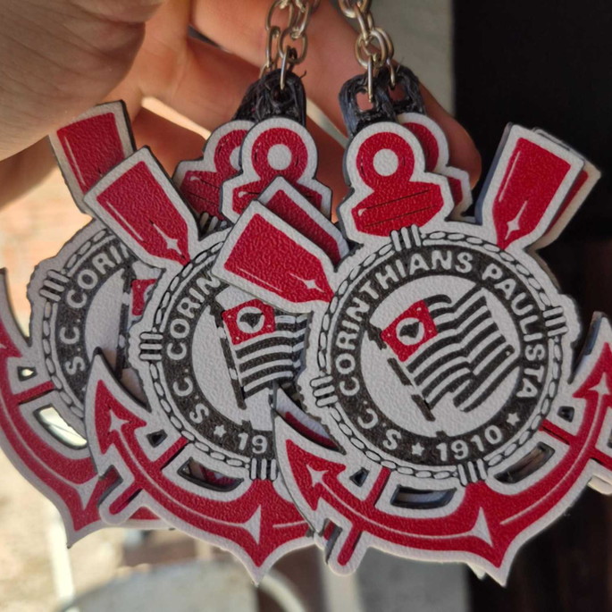 Imagem 1 - Chaveiros de Times