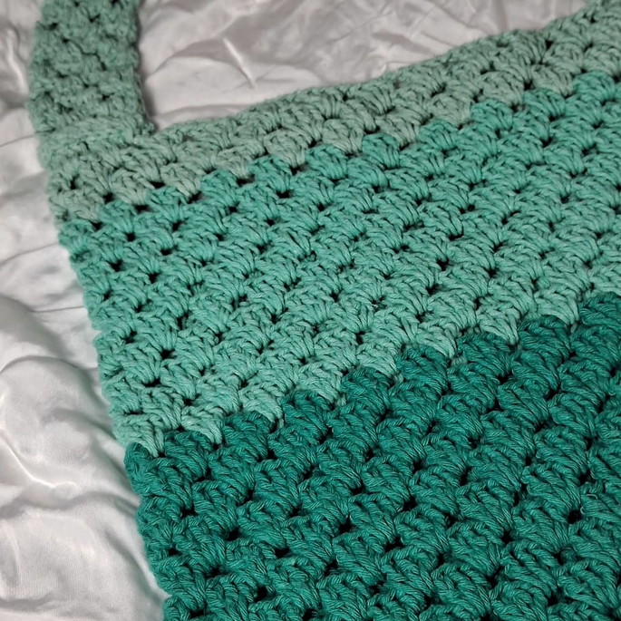 Imagem 2 - Ecobag Square Mesclado Crochê