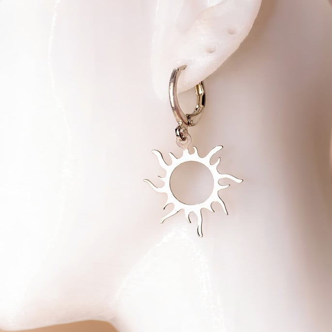 Imagem 4 - Brincos Click Sol e Lua