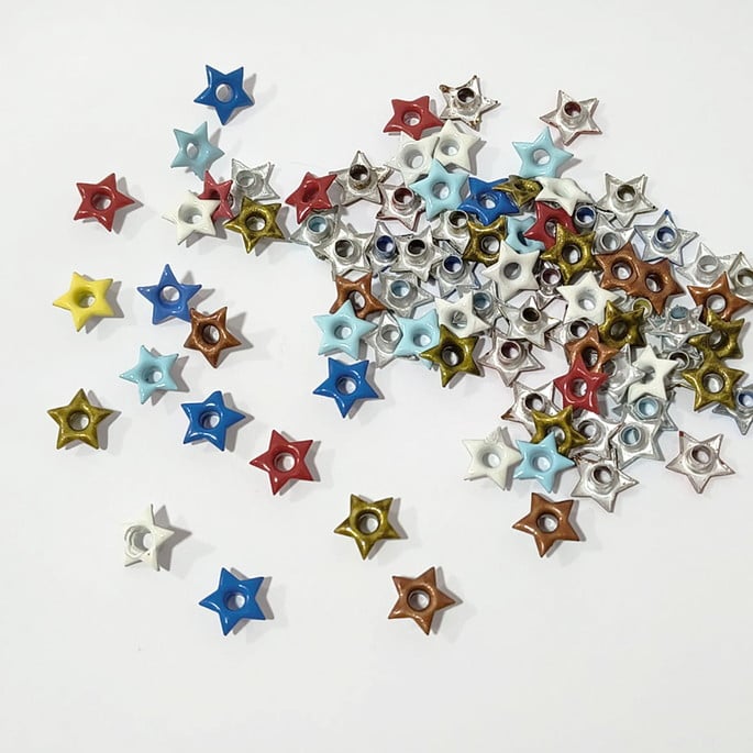 Imagem 1 - Ilhós 1/8" Polegadas Decorativo Estrela