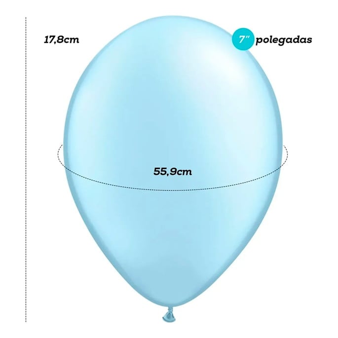 Imagem 2 - Balão Vermelho 50un 7 Polegadas Festa Decoração