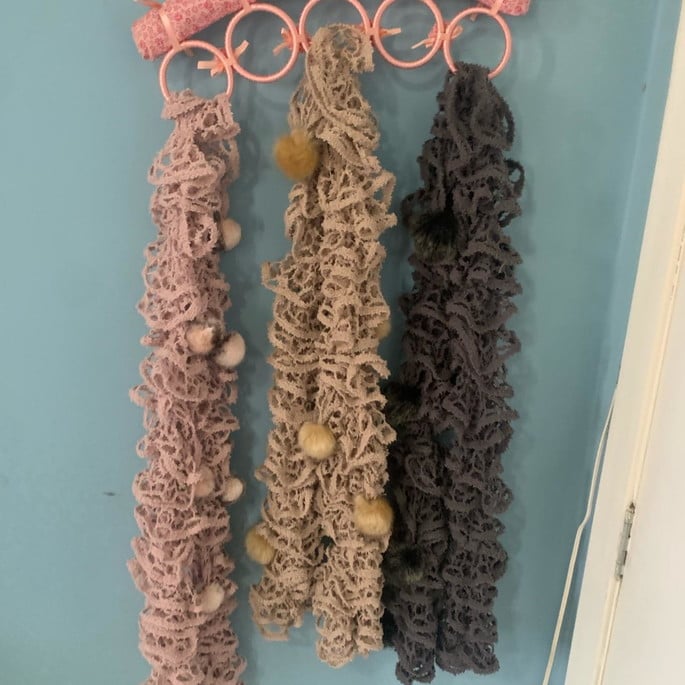 Imagem 1 - Cachecol com Pompons